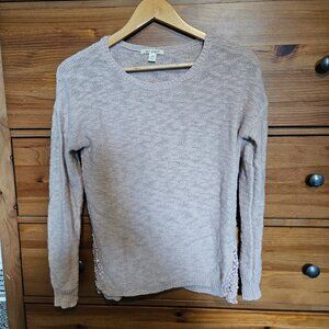 Francesca's Light Pink Knit Sweater